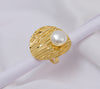 Pearl statement ring
