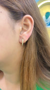 Diamond Infinity Hoops