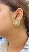 Gold Disc Studs
