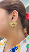 Heart of Gold Studs
