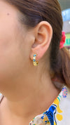 Evil Eye Hoops
