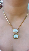 Double Pearl Pendant