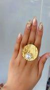 Pearl statement ring