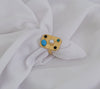 aqua pearl ring