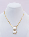 Double Pearl Pendant