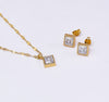 Princess-Cut Diamond Set