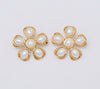 Pearl Blossom Studs