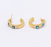 Evil Eye Hoops